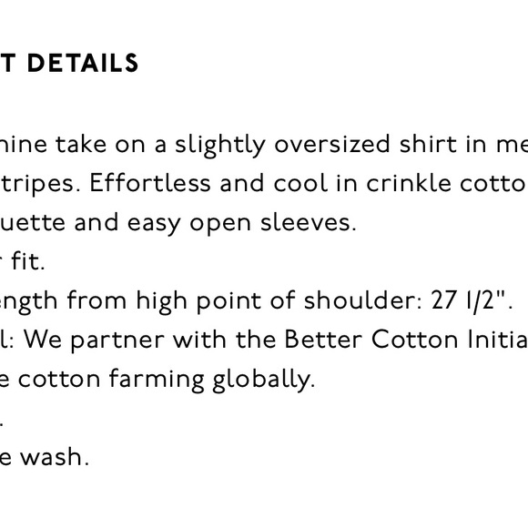 Madewell Central Shirt in Parkman Stripe - size S - Picture 8 of 8